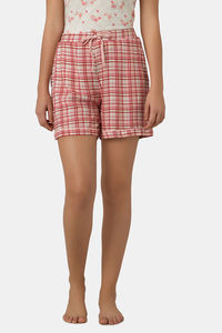 Blush Rose Check Print